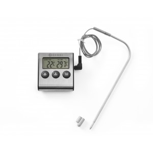 Cooking Thermometer with Timer -50/250°C, 65x70x17mm