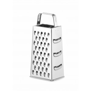 Square Kitchen Grater, 4 Sided, 90x65x200mm