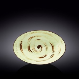 Ovalna Skleda Spiral, Porcelan, 300x195x70mm