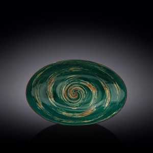Ovalna Skleda Spiral, Porcelan, 300x195x70mm