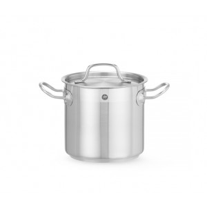 High Stew Pan with Lid 6L, Stainless Steel