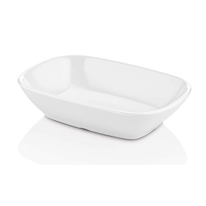 Deep Rectangular Plate, Melamine, 170mm
