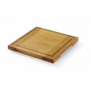 Rectangular Serving Board, Oak, 270x270x20mm