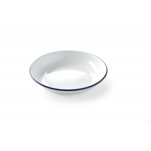 Deep Plate, Enameled, 180mm