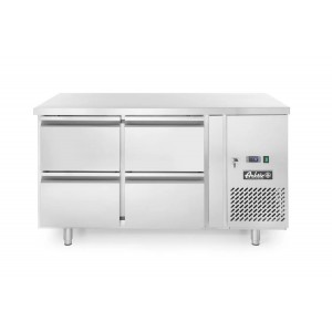 Refrigerated Counter, 4 Drawers, Arctic, 280 L, -2/8°C, 230V/250W, 1360x700x858mm