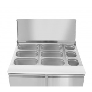 Salad Counter, Double Door, 300L, Arktic, 230V/310W, 912x702x888mm
