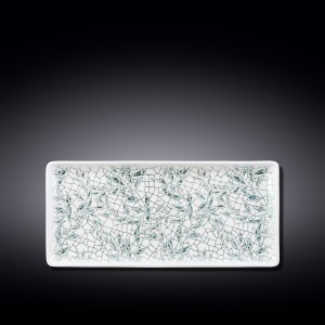 Pravokotni Krožnik, Olive Green, 330x150mm, 2 kos