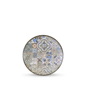 Desertni Krožnik Coupe, Vintage Mosaic, 170mm, 6 kos