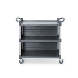 Servisni Voziček s 3 Policami, Polipropilen, 1010x500x960mm