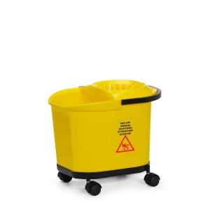 Vedro za Brisanje, 16L, Rumeno, 405x296x340mm