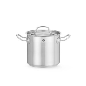 Visok Lonec s Pokrovom, 3L, Nerjaveče Jeklo, 160x150mm