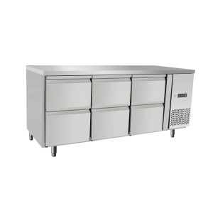 Hladilni Pult, 6 Predali, Arktic, 420L, 0/8°C, 230V/400W, 1795x700x879mm