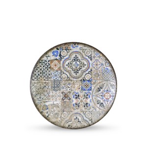 Plitvi Krožnik Coupe, Vintage Mosaic, 250mm, 6 kos