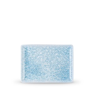 Pravokotni Krožnik, Coral Blue, 235x170mm, 2 kos