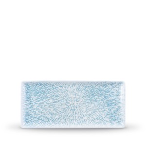 Pravokotni Krožnik, Coral Blue, 330x150mm, 2 kos