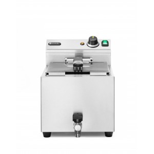 Električna Friteza XL Profi Line z Odtočno Pipo 10Ltr, 400V/6600W (300x680x420mm)