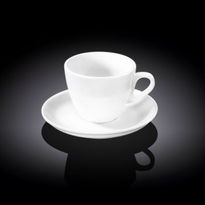 Skodelica in Podstavek, Porcelan, 190ml