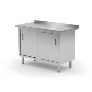 Radni Stol i Ormar s Kliznim Vratima, Zavareni, 1200x600x850mm