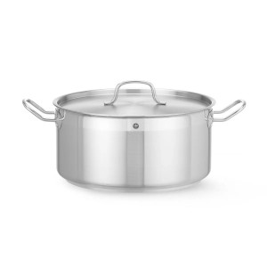 Niski lonac s poklopcem, 12L, Nehrđajući čelik, 320x150mm