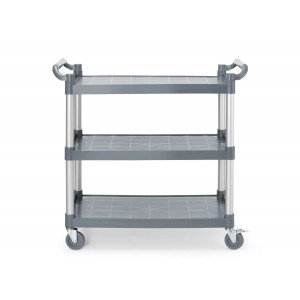 Servisni Voziček s 3 Policami, Polipropilen, 1010x500x960mm