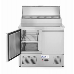 Salatni Pult s GN Stalkom, Dvostruka Vrata, 300L, Arktic, 230V/310W, 900x702x1265mm