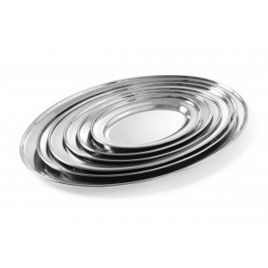 Servirni Pladenj, Nerjaveče Jeklo, Ovalni, 300x220mm