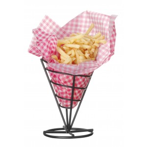 Papir Fast Food, Karirasti Vzorec, 420x275mm, 500 kos