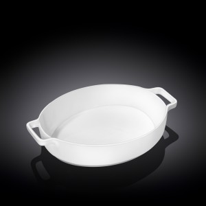 Posuda za pečenje s ručkama, 1.65L, Porculan, 295x205x60mm